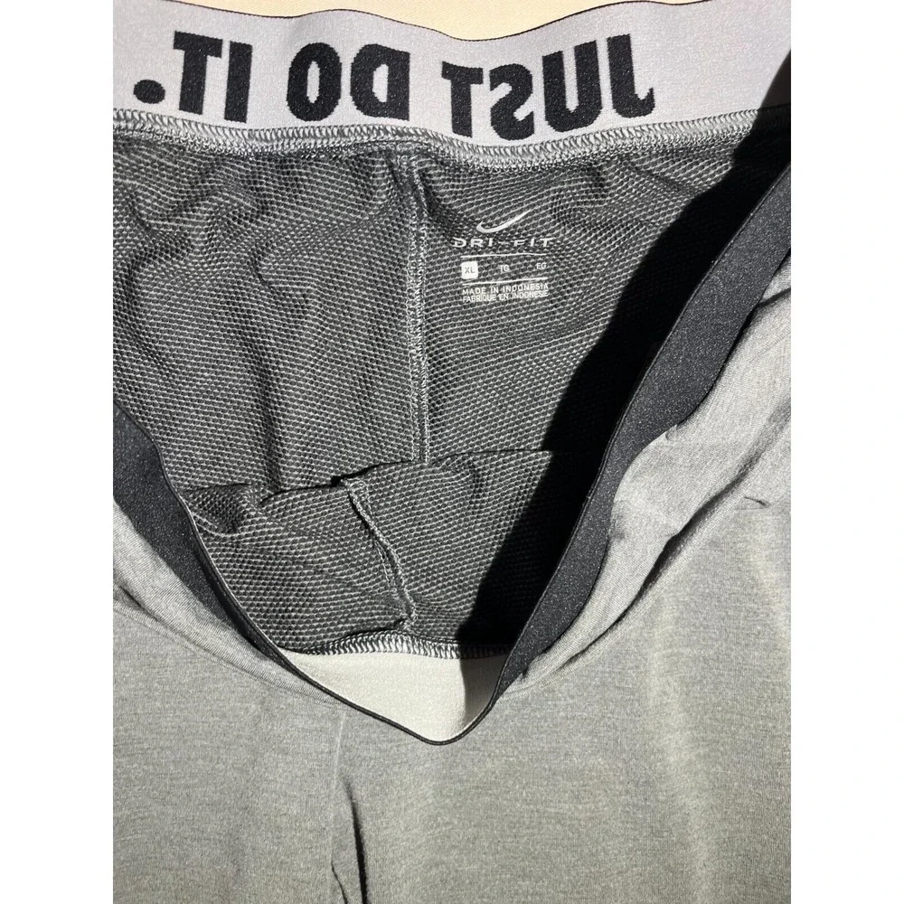 NIKE WOMEN XL Dri FIT Jogger Sweats Lightweight w/ Inside Waistband- Gray E14